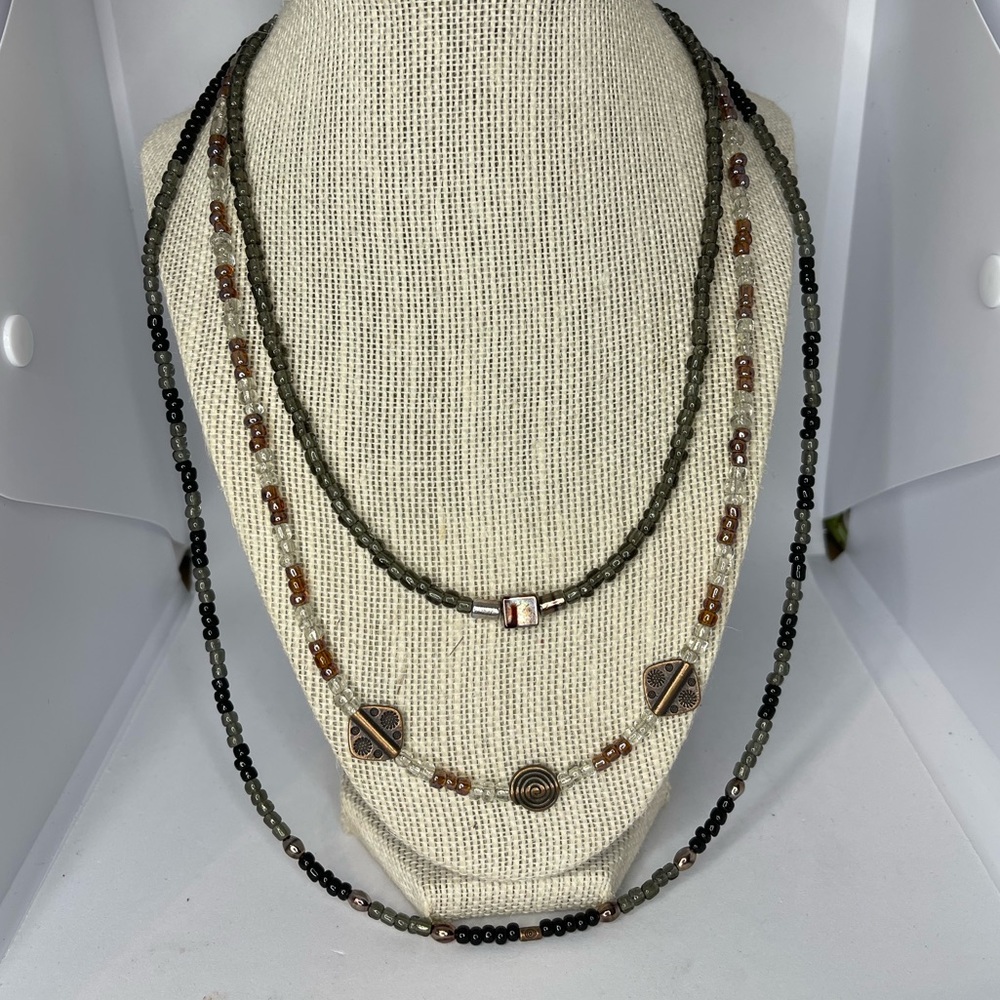 Layered Beaded Necklace